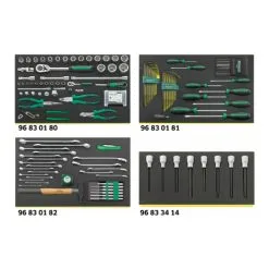 Stahlwille 2502 TCS Composition D'atelier Pour Motos BMW 139 Werkzeuge, 12,4 Kg