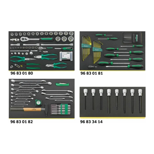 Stahlwille 2502 TCS Composition D'atelier Pour Motos BMW 139 Werkzeuge, 12,4 Kg
