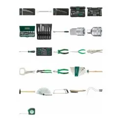 Stahlwille 841N Assortiment «ENGINS DE CHANTIER» 129 Werkzeuge 35,9 Kg