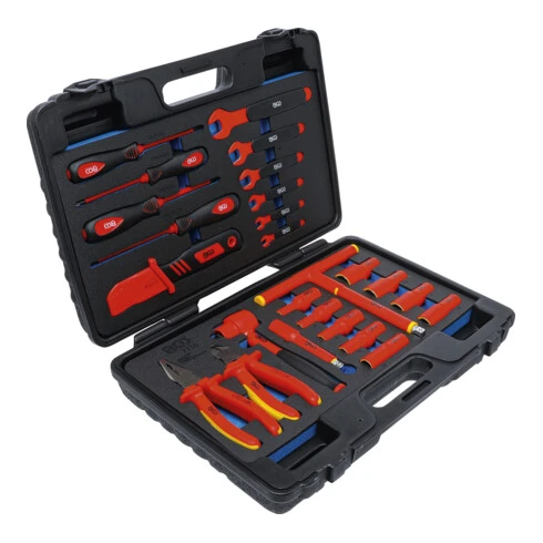 BGS Technic Caisse à Outils Pour Clés à Douilles VDE 26 Pièces BGS – Image 3