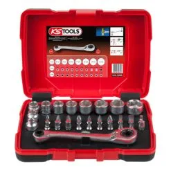 Ks Tools Coffret De Douilles Et D'embouts De Visage 1/4" + 11 Mm, 31-pcs.