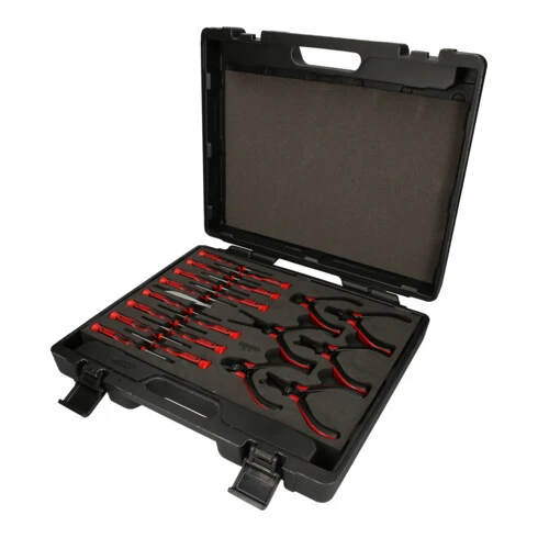 Ks Tools Coffret De Pinces Et Tournevis électroniques, 21 Pcs.