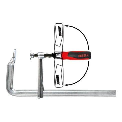 Collier De Serrage à Vis Bessey Tout Acier GZ-KG 500/120 – Image 2