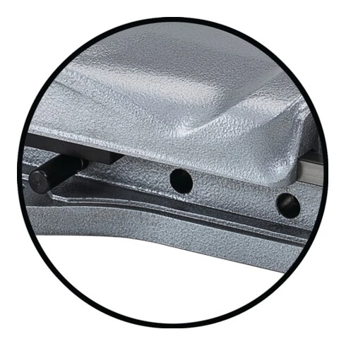 RÖHM Étau De Machine RB L.mors 113mm 30 KN Hauteur De Mors 31,6mm Orange Line – Image 3