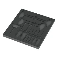 Garniture En Mousse Wera 9813 Pour Kit De Tournevis Hex 1, Sans Outil, 344 X 30 X 392 Mm