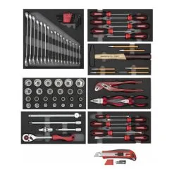 Gedore Red Tool Set 8xCT Modules +cutter 81 Pcs