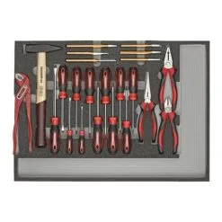 Gedore Red Tool Set BASIS Tool Set 1/1 CT Module 23 Pcs