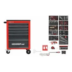 Gedore Red Gedore Rouge Wkz.Set I.Wks.Wagen MECHANIC Rouge 166tlg