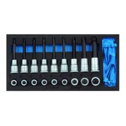 Inserts Pour Tournevis Gedore Jeu 1/2'' Dans Le Module Check-Tool 19 Pcs.