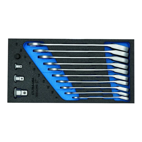 Jeu De Clés à Fourche Gedore Avec Cliquet à Anneau Commutable Pour Contrôler Le Module D'outils