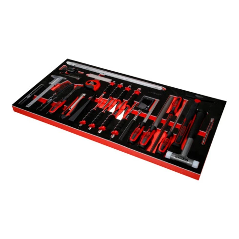 Jeu De Marteaux, De Burins Et D’outils De Mesure Dans Insert En Mousse, 36 Pcs KS Tools – Image 2