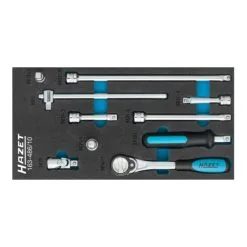 Jeu D'outils D'entraînement, Denture Fine, Carré Mâle 10 = 3/8″, 10 Pièces 163-486/10 ∙ Carré Massif 10 Mm (3/8 Pouce) ∙ Nombre D'outils : 10 HAZET