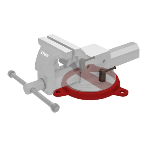 Plateau Tournant STIER Pour étau Parallèle