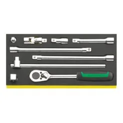 Stahlwille TCS 1/2"-512/9 Outillage 1/2" En Plateau TCS 6-teilig, 2364 G