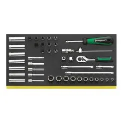 Stahlwille TCS 40/35/9 Outillage 1/4" En Plateau TCS 33-teilig, 1045 G