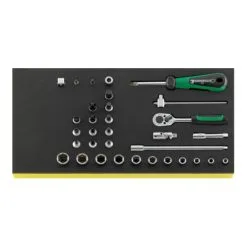 Stahlwille TCS 40/41/44/8 Outillage 1/4" En Plateau TCS 33-teilig, 715 G