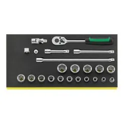 Stahlwille TCS 456/16/7 Outillage 3/8" En Plateau TCS 23-teilig, 1400 G