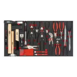 VIGOR Jeu De Pinces, De Marteaux Et De Burins Pour Séries XL 38