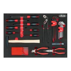 VIGOR Jeu De Tournevis Et Pinces 55