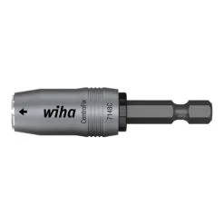 Wiha Porte-embout CentroFix Force à Verrouillage Automatique 1/4", Magnétique (39133) 60 Mm