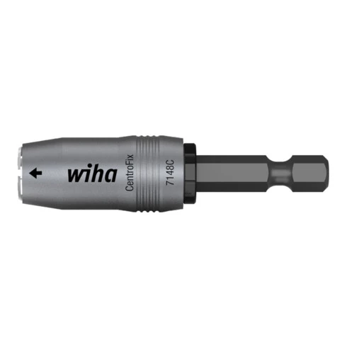 Wiha Porte-embout CentroFix Force à Verrouillage Automatique 1/4", Magnétique (39133) 60 Mm
